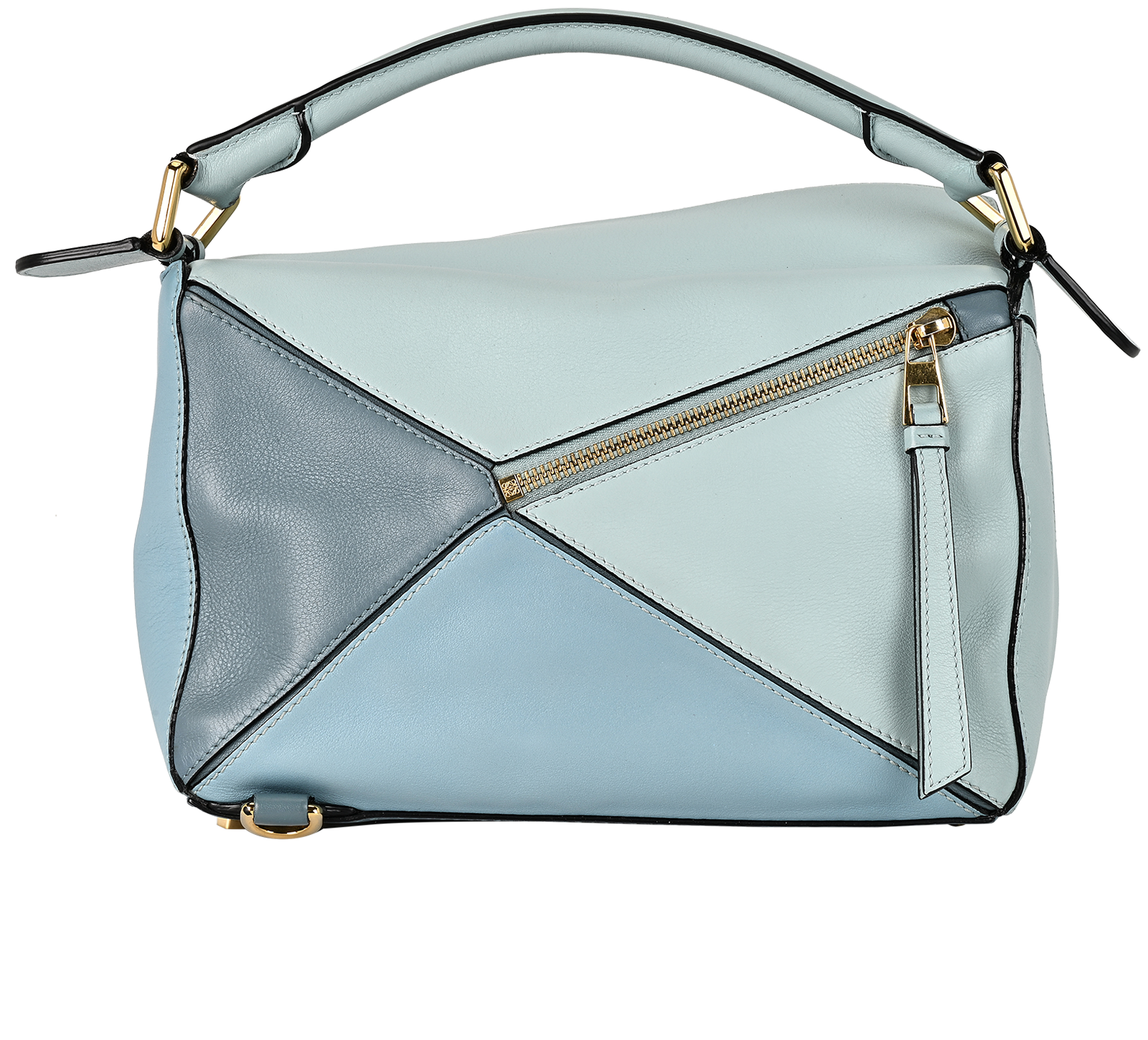 Small Puzzle, &pound;1,600, Handbags, Blue, Leather, Back view